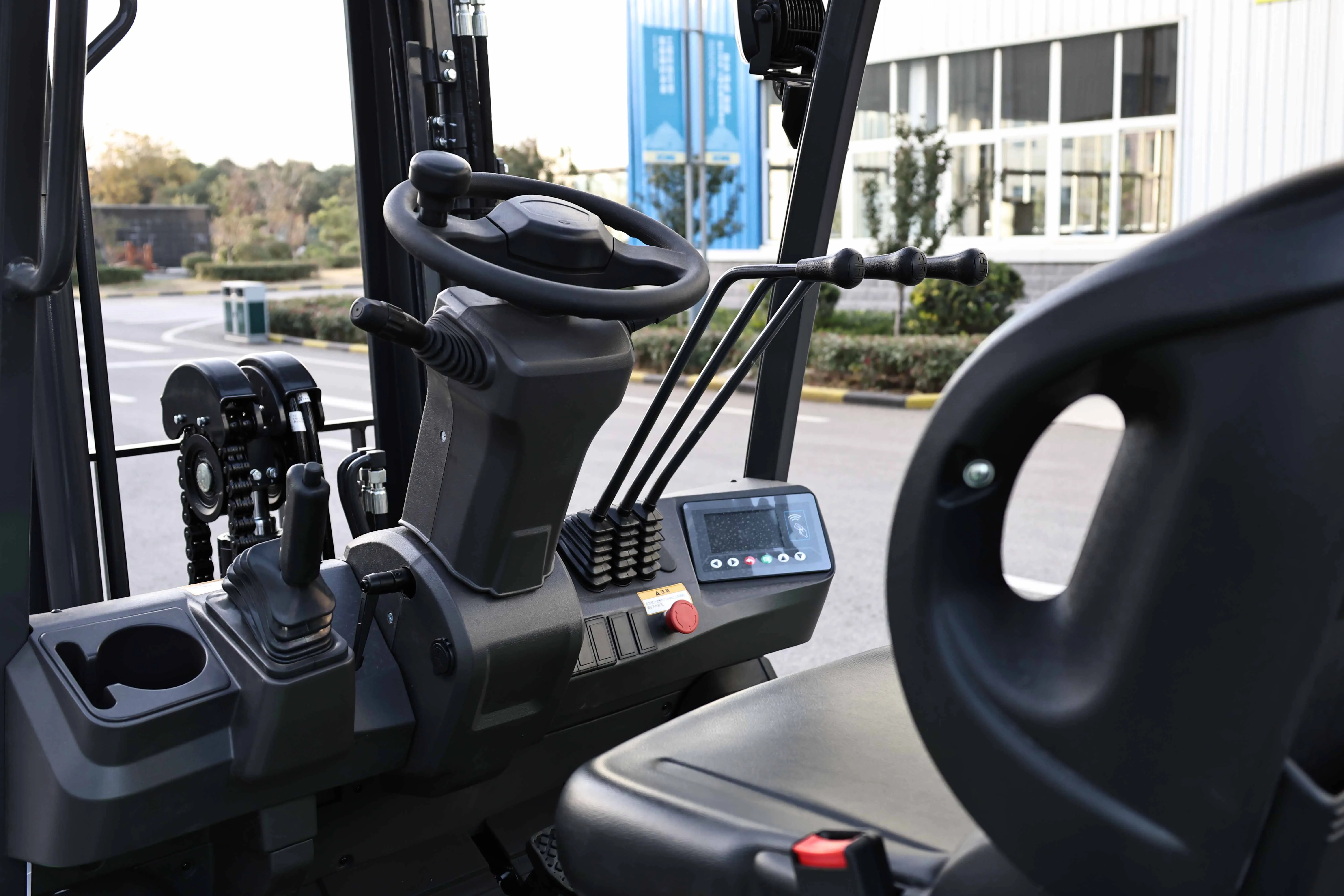 XCMG Official 3 Ton Electric Forklift Truck Xcb30-S Small Counterbalanced Forklift with Battery